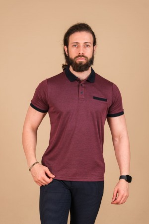 Merserize Fleto Cepli Kagi T-Shirt Bordo