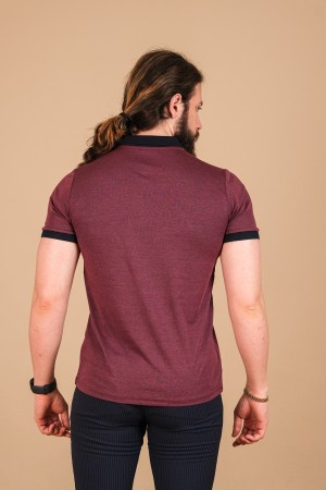 Merserize Fleto Cepli Kagi T-Shirt Bordo