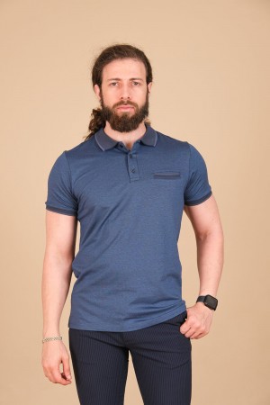 Oxford Pike Fleto Cepli T-Shirt Mavi