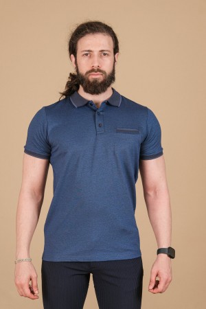 Oxford Pike Fleto Cepli T-Shirt Mavi