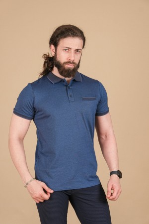 Oxford Pike Fleto Cepli T-Shirt Mavi