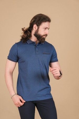 Oxford Pike Fleto Cepli T-Shirt Mavi